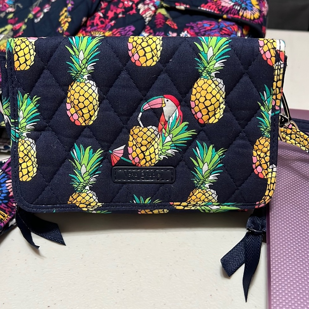 Vera Bradley wallet and crossbody
